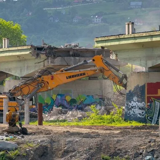 Nowy Sącz: rozbiórka Mostu Heleńskiego