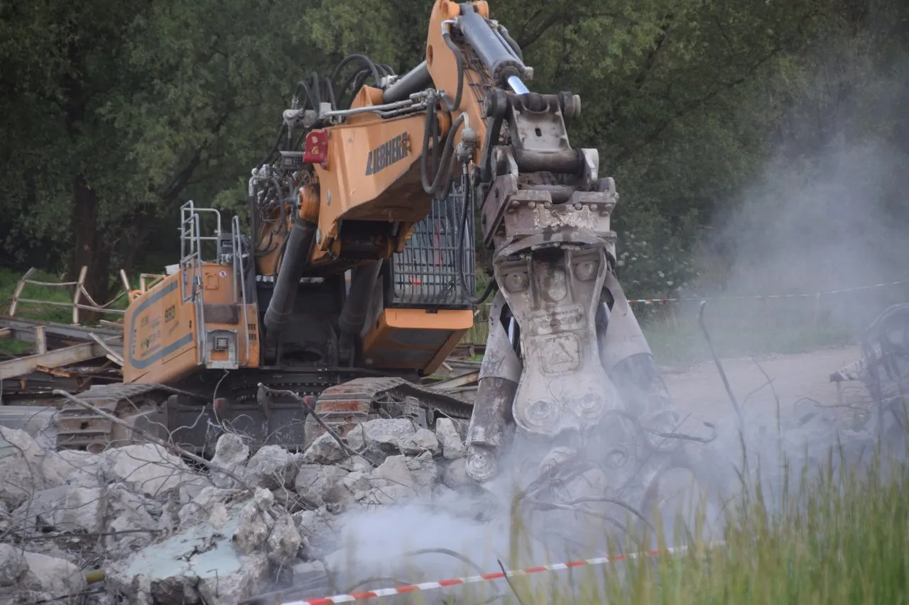 Nowy Sącz: rozbiórka Mostu Heleńskiego