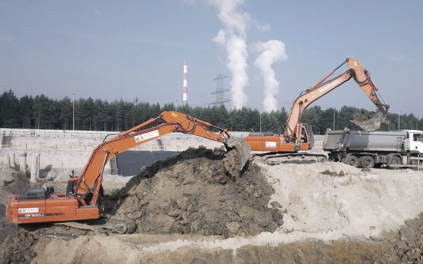 Jaworzno: prace ziemne na terenie Elektrowni Jaworzno III