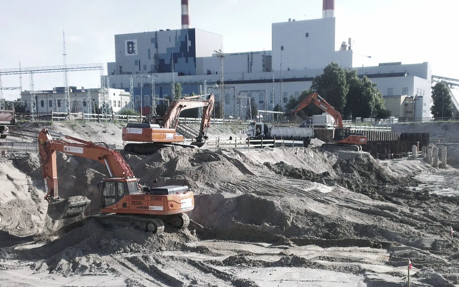 Jaworzno: prace ziemne na terenie Elektrowni Jaworzno III
